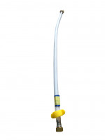 Flexible lavabo plastique bout laiton